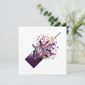 Feiern Einladung (Stehend Vorderseite)