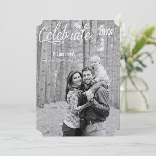 Feiern Einladung (Stehend Vorderseite)