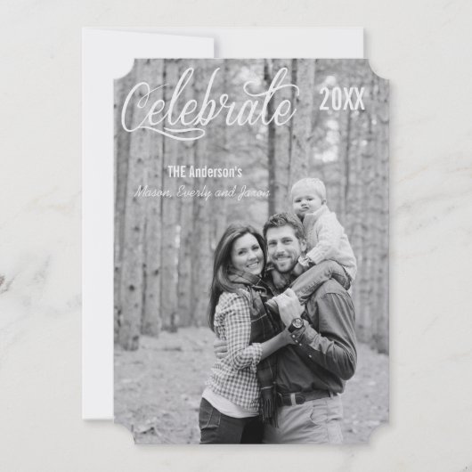 Feiern Einladung (Vorderseite)