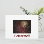 feiern einladung (Stehend Vorderseite)