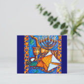 Feiern Einladungspostkarte (Stehend Vorderseite)