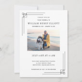 Feiern Foto Abschiedsfeier Einladung (Vorderseite)