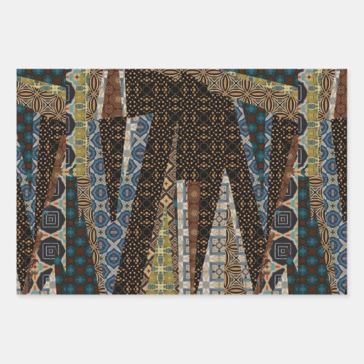 Feiern Geschenkpapier Set (Vorderseite)