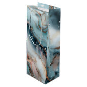 Feiern Geschenktüte Für Weinflaschen (Vorderseite Schrägansicht)