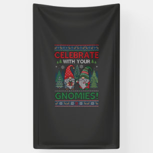 Feiern Gnomies Weihnachten Gnome Bäume Rentiere Banner