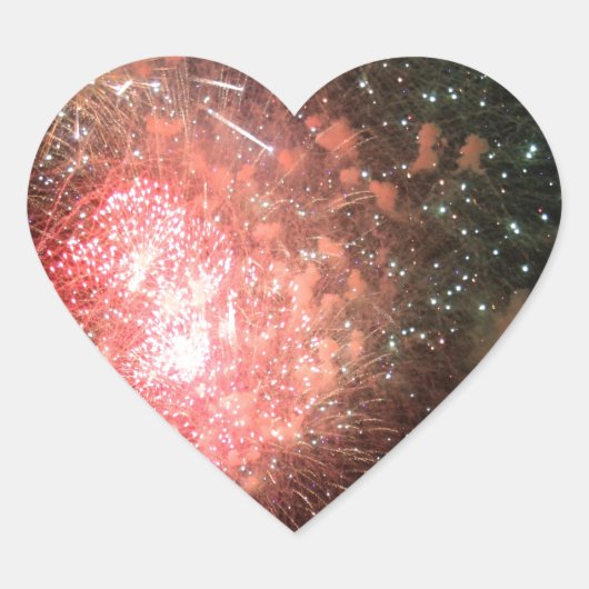 FEIERN! Herz-Aufkleber (Vorderseite)