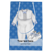 Feiern * Hintergrundfarbe auswählen Mittlere Geschenktüte (Rückseite)