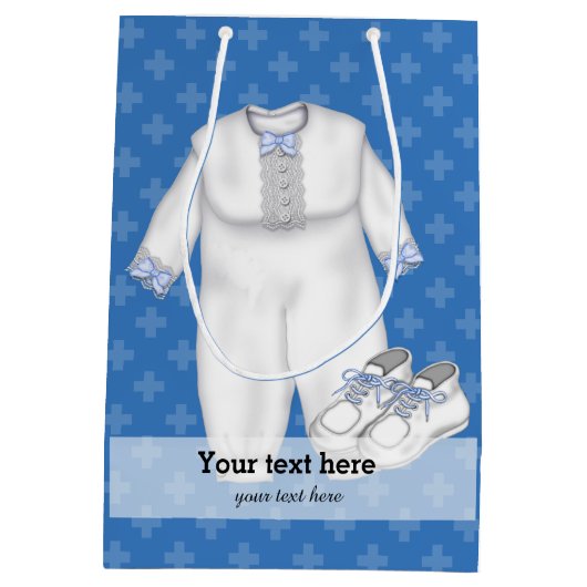 Feiern * Hintergrundfarbe auswählen Mittlere Geschenktüte (Rückseite)