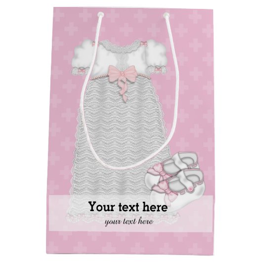 Feiern * Hintergrundfarbe auswählen Mittlere Geschenktüte (Rückseite)