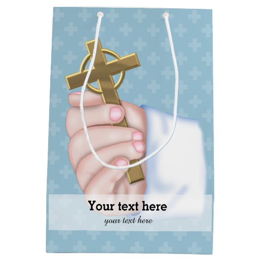 Feiern * Hintergrundfarbe auswählen Mittlere Geschenktüte (Rückseite)