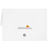 Feiern Ihrer Fall-Jahrestags-Karte (Rückseite Horizontal)