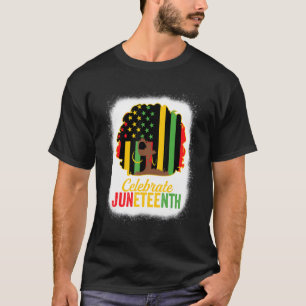 Feiern im 19. Juni 1865 Afrikanische Amerikanerinn T-Shirt
