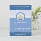 Feiern im Stil! Geburtsdatum Einladung (Stehend Vorderseite)