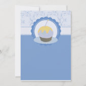 Feiern im Stil! Geburtsdatum Einladung (Rückseite)