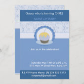 Feiern im Stil! Geburtsdatum Einladung (Vorne/Hinten)