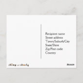 Feiern im Stil Postkarte (Rückseite)