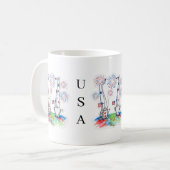 Feiern kaffeetasse (Vorderseite Links)