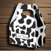 Feiern Kuhmuster Geschenkschachtel