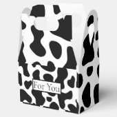 Feiern Kuhmuster Geschenkschachtel (Geöffnet)