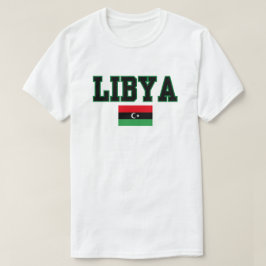 Feiern Libyscher Stolz mit Vibrate Flag T - Shirt