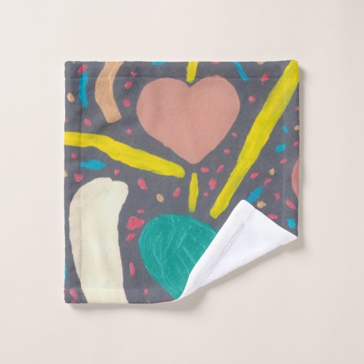 Feiern Liebe Badetuch Set (Waschlappen)