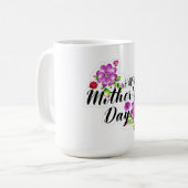 Feiern Mama und Freude: Happy Mother Day Collectio Kaffeetasse (Vorderseite Links)