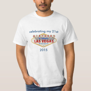 Feiern meines 21. GEBURTSTAG Las Vegas-Hemdes T-Shirt