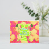 Feiern meines glücklichen Geburtstagssegens Postkarte (Stehend Vorderseite)