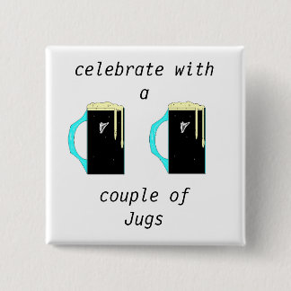 feiern mit einem, einigen Jugs Button