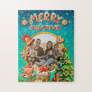 Feiern mit meinem benutzerdefinierten Weihnachtsle Puzzle
