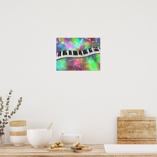 Feiern mit Musik Poster (Küche)