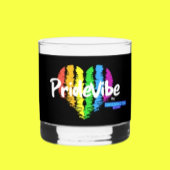 Feiern mit Regenbogenherz: PrideVibe Whiskyglas