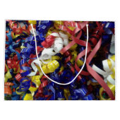 Feiern mit Schleife Große Geschenktüte (Rückseite)