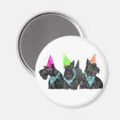 Feiern mit Schotten in Party Hats Magnet (Vorderseite/Rückseite)