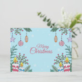 Feiern mit uns Einladung (Stehend Vorderseite)