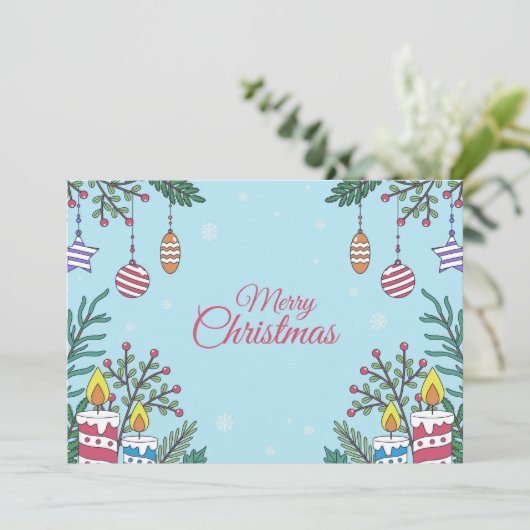 Feiern mit uns Einladung (Stehend Vorderseite)