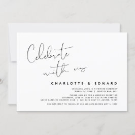 Feiern mit uns, Hochzeitsfeier Party Einladung