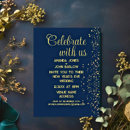 Feiern mit US Navy Gold Silvester Einladung