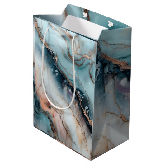 Feiern Mittlere Geschenktüte (Rückseite Schrägansicht)