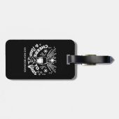 Feiern Neuer Anfang Weinglas Illustration Gepäckanhänger (Rückseite horizontal)