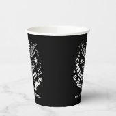 Feiern Neuer Anfang Weinglas Illustration Pappbecher (Links)