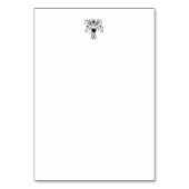 Feiern Neuer Anfang Weinglas Illustration Tischnummer (Rückseite)