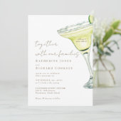 Feiern & Party mit uns Margarita Wedding Einladung (Stehend Vorderseite)