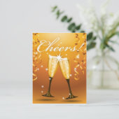 Feiern Postkarte (Stehend Vorderseite)