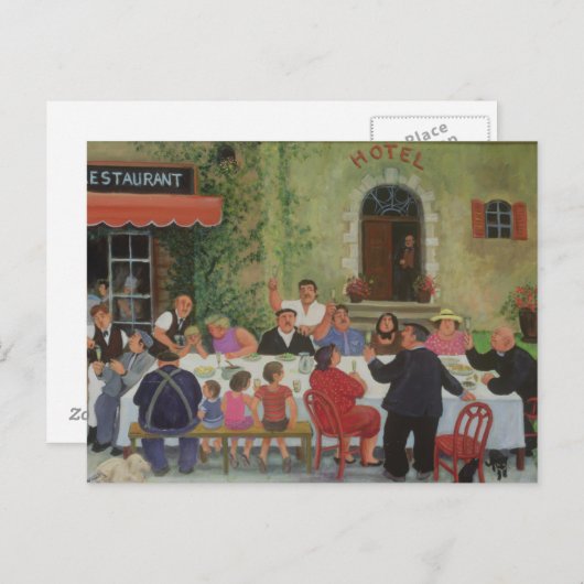 Feiern Postkarte (Vorne/Hinten)