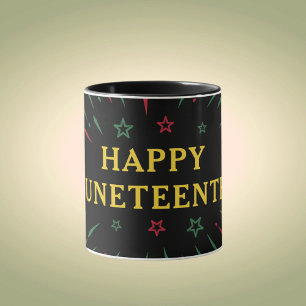 Feiern Schwarzer Unabhängigkeitstag Happy Juneteen Tasse
