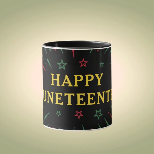 Feiern Schwarzer Unabhängigkeitstag Happy Juneteen Tasse