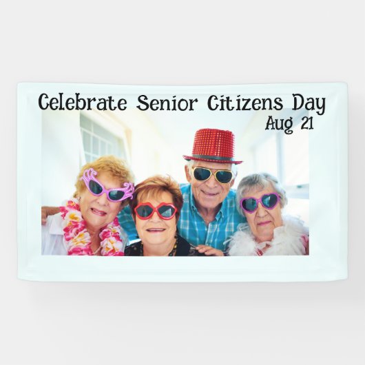Feiern Senior Citizens Day Banner (Horizontal)