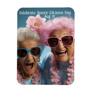 Feiern Senior Citizens Day Magnet