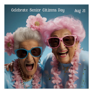 Feiern Senior Citizens Day Poster